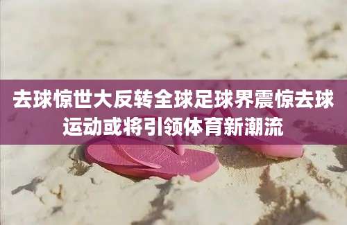 去球惊世大反转全球足球界震惊去球运动或将引领体育新潮流
