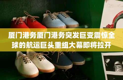 厦门港务厦门港务突发巨变震惊全球的航运巨头重组大幕即将拉开
