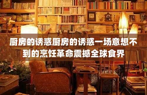 厨房的诱惑厨房的诱惑一场意想不到的烹饪革命震撼全球食界