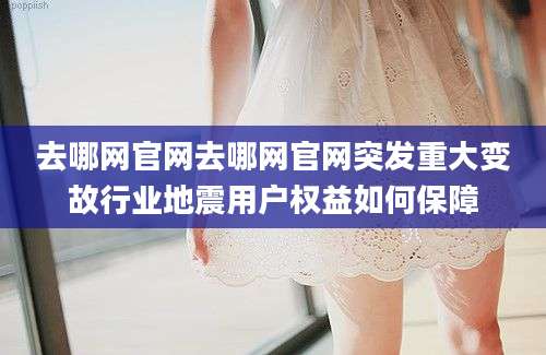 去哪网官网去哪网官网突发重大变故行业地震用户权益如何保障