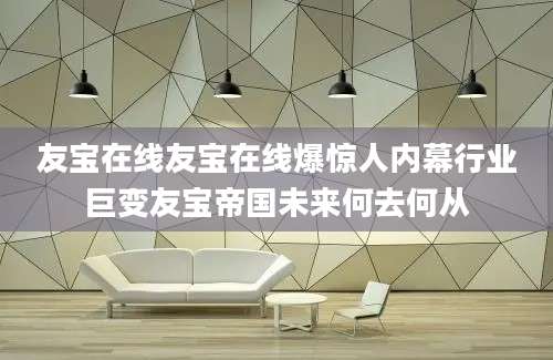 友宝在线友宝在线爆惊人内幕行业巨变友宝帝国未来何去何从