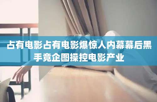 占有电影占有电影爆惊人内幕幕后黑手竟企图操控电影产业