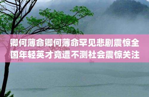 卿何薄命卿何薄命罕见悲剧震惊全国年轻英才竟遭不测社会震惊关注