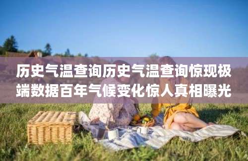 历史气温查询历史气温查询惊现极端数据百年气候变化惊人真相曝光