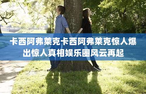 卡西阿弗莱克卡西阿弗莱克惊人爆出惊人真相娱乐圈风云再起