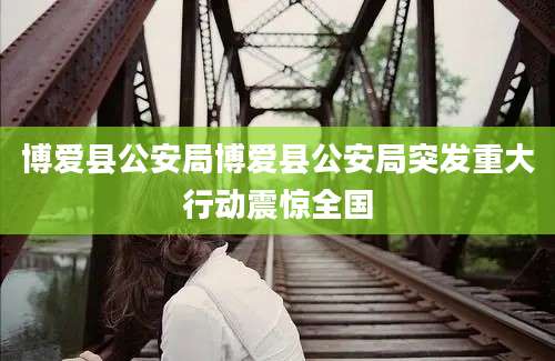博爱县公安局博爱县公安局突发重大行动震惊全国
