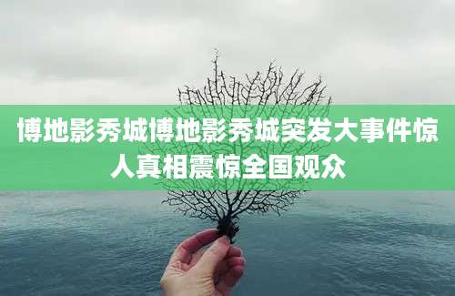 博地影秀城博地影秀城突发大事件惊人真相震惊全国观众