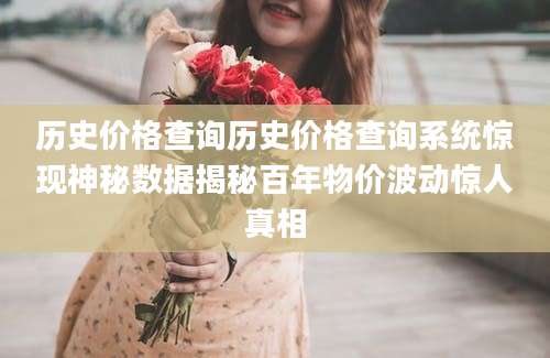 历史价格查询历史价格查询系统惊现神秘数据揭秘百年物价波动惊人真相