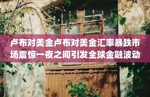 卢布对美金卢布对美金汇率暴跌市场震惊一夜之间引发全球金融波动