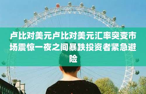 卢比对美元卢比对美元汇率突变市场震惊一夜之间暴跌投资者紧急避险