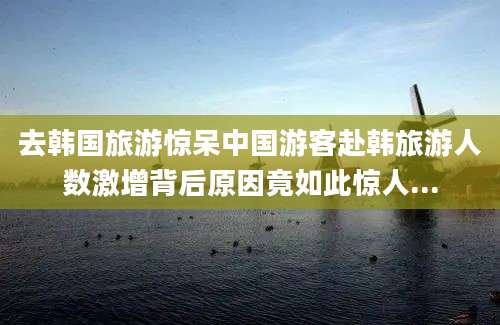 去韩国旅游惊呆中国游客赴韩旅游人数激增背后原因竟如此惊人...