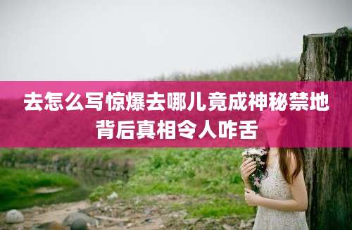 去怎么写惊爆去哪儿竟成神秘禁地背后真相令人咋舌